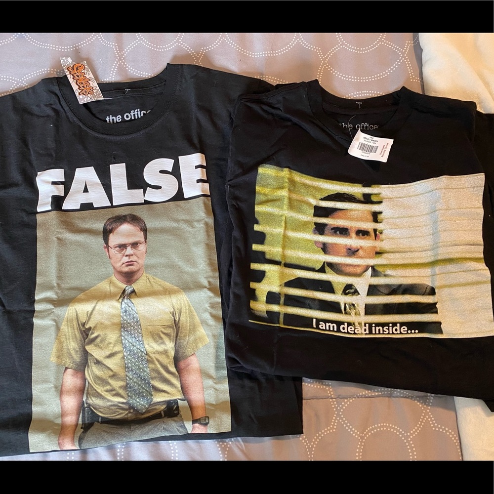 2 black shirts feo The Office Show